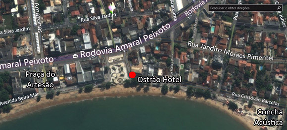 Mapa Hotel Ostrão